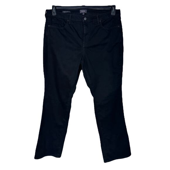 NYDJ SZ 16W Barbara Bootcut Jeans Lift-Tuck Stretch Pocket Zip-Fly Hi-Rise Black - Picture 1 of 11